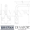 Bristan Wine Kitchen Sink Mixer Tap Dimensions
